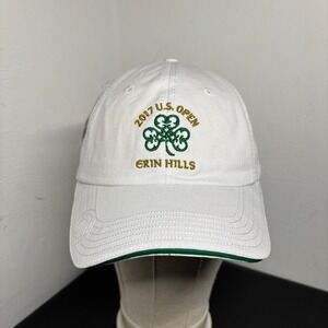 New 2017 US Open ERIN HILLS Cap Golf USGA Member White Hat Country Club NWOT